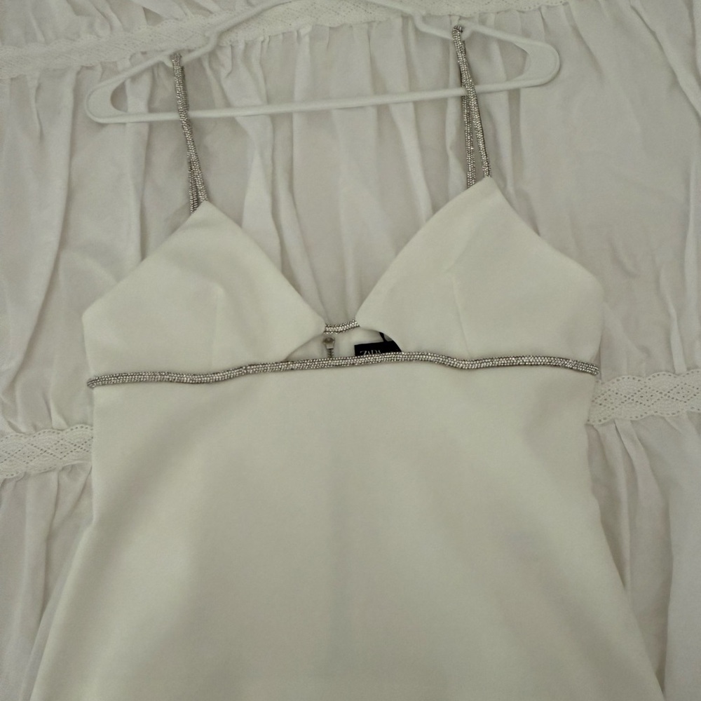 NWT Zara rhinestone top